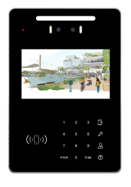 VF710 7寸人脸识别可视对讲终端室内机